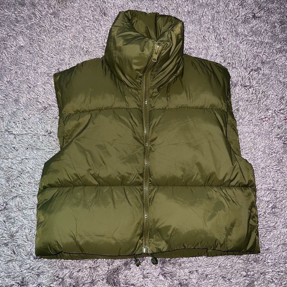 Women’s green vest